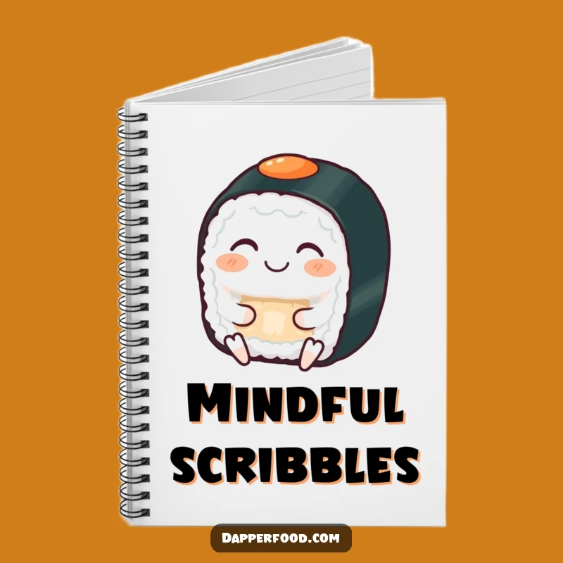 Funny Zen Sushi Notebook, Humorous Journal for Peaceful Thoughts