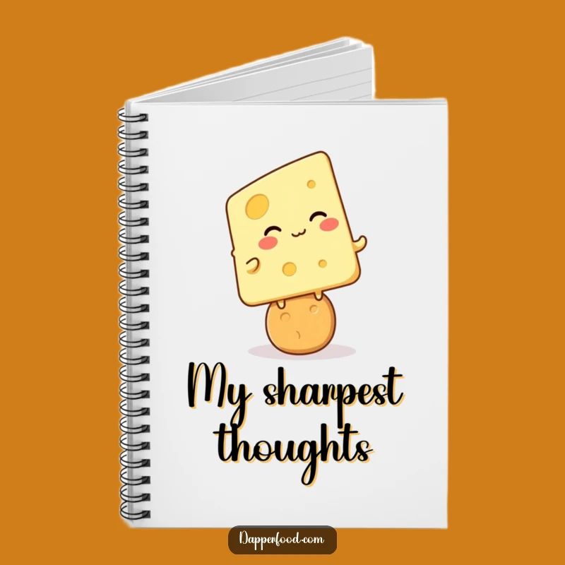 Funny Cheese Cracker Giggle Notebook: Jot Down Ideas with Snack Wit