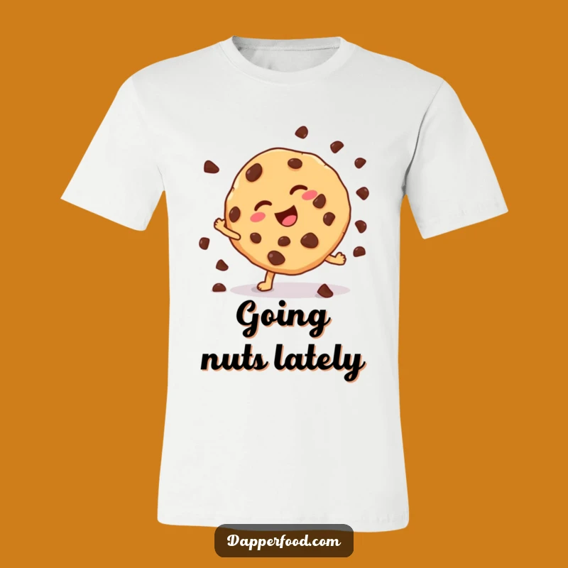 Funny Cookie Cartwheel T-Shirt - Wearable Dessert Fun Apparel Gift