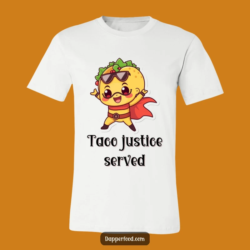 Funny Taco Superhero T-Shirt: Bold Graphic Tee for Food & Fun Lovers