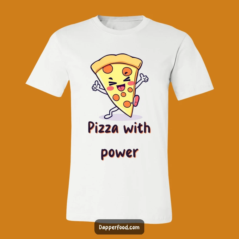 Funny Kawaii Pizza Kick T-Shirt: Show Your Fighting Spirit with This Slice Tee Gift