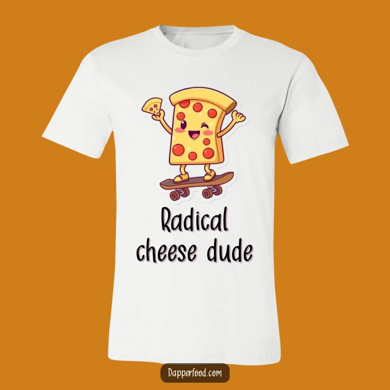 Funny Pizza Skateboarder T-Shirt: Comical Foodie Tee for Ultimate Laughs and Style