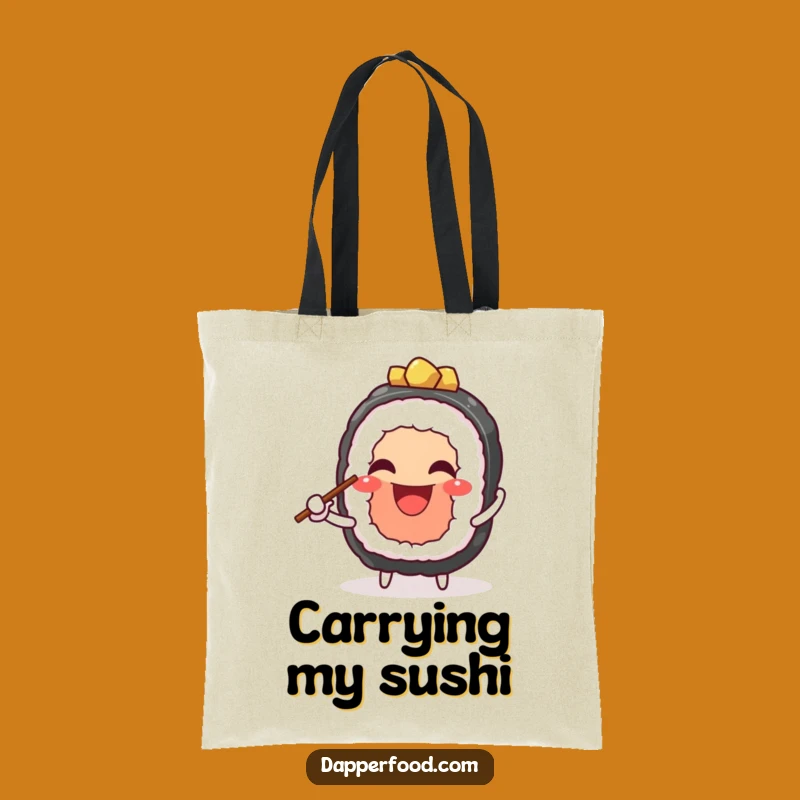 Funny Sushi Juggling Tote Bag - Carry Your Fun & Foodie Essentials Gift