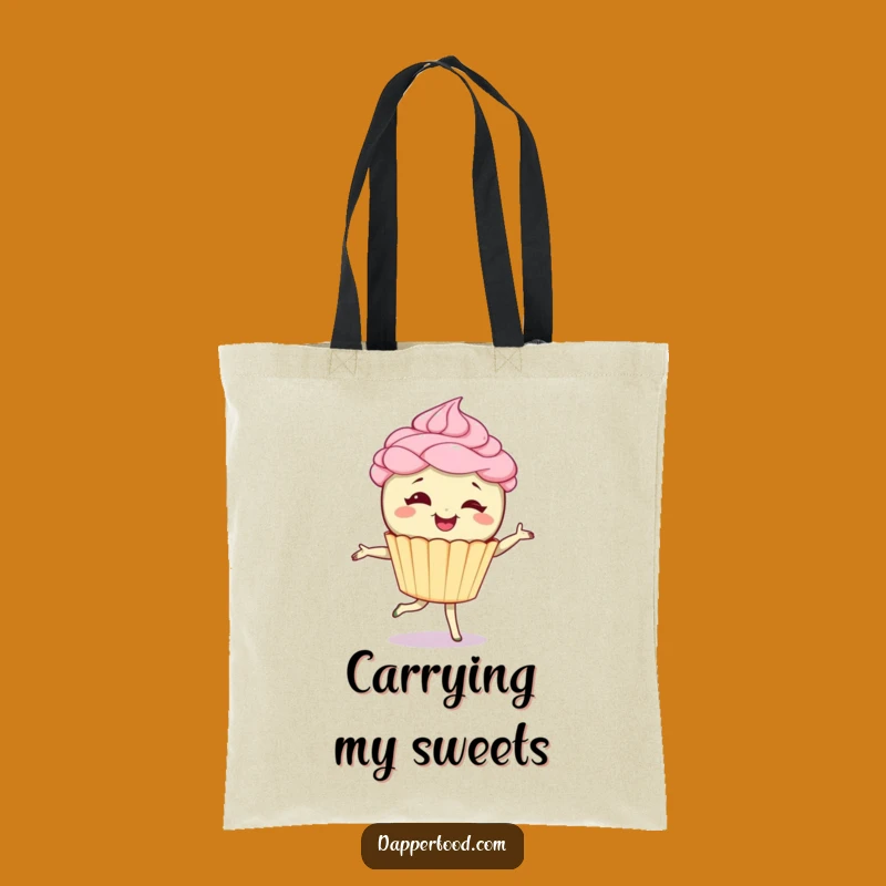 Funny Cupcake Pirouette Tote Bag - Carry Your Sweetness & Style Gift