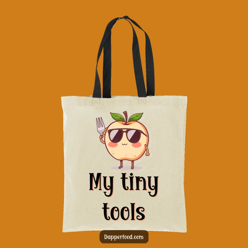 Funny Apple Sunglasses Tote Bag - Carry Your Coolness Gift