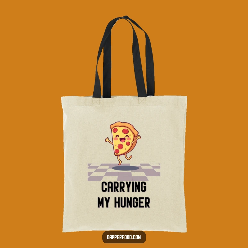 Funny Pizza Cartwheel Tote Bag - Carry Your Slice Of Fun