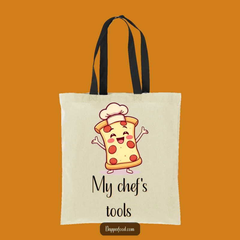 Funny Pizza Chef Tote Bag, Stylish and Humorous Kitchen Gift